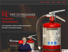 Tablet Screenshot of ppfireextinguisher.com